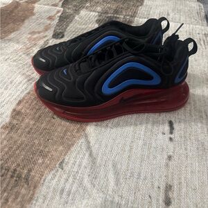 Nike Air Max 720 Black Blue Red Sneakers
